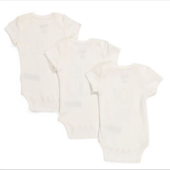 Rae Dunn Baby “Happy Fall” 3-Piece Onesie Set | Pumpkin Patch Bodysuits 6–9M - Picture 2 of 6